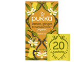 Pukka bio thee Lemon  Ginger  Manuka honey  20st 